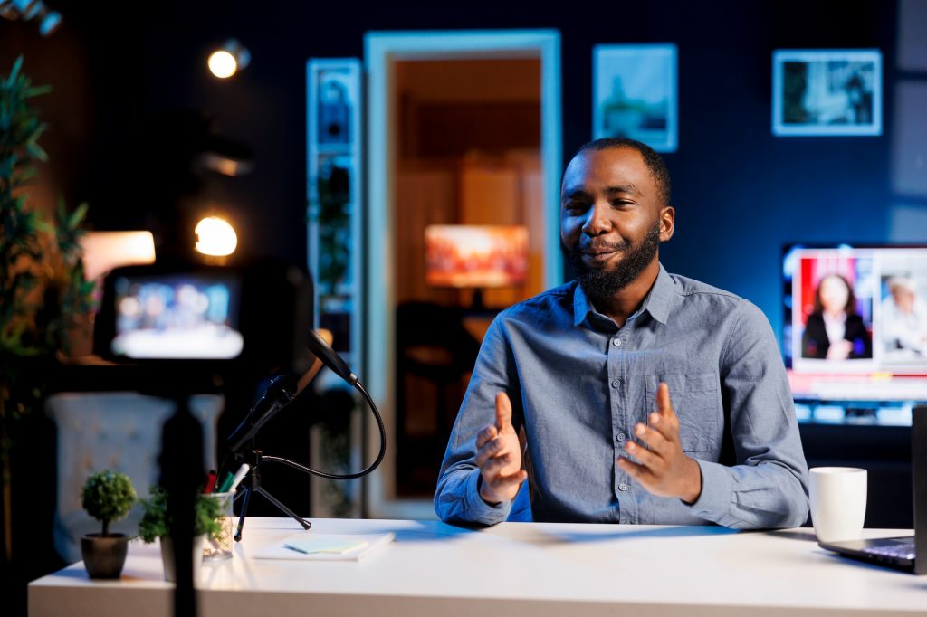 Content producer films online video
